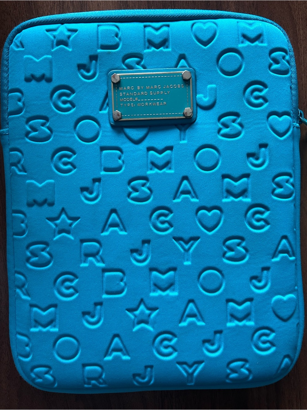 Marc by Marc Jacobs Embossed iPad/Tablet Sleeve 10.5” x 8.5”